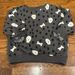Zara Kids Skull Sweatshirt